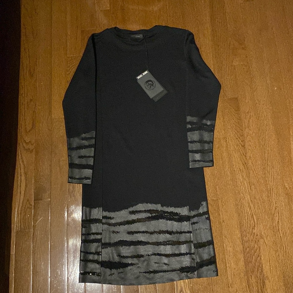 Diesel black dress, size small